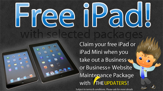 Free iPad or iPad Mini!